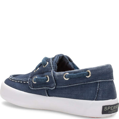 Sperry Kids Boy's Tuck Jr (Toddler/Little Kid) Saltwash Navy 11.5 Little Kid M