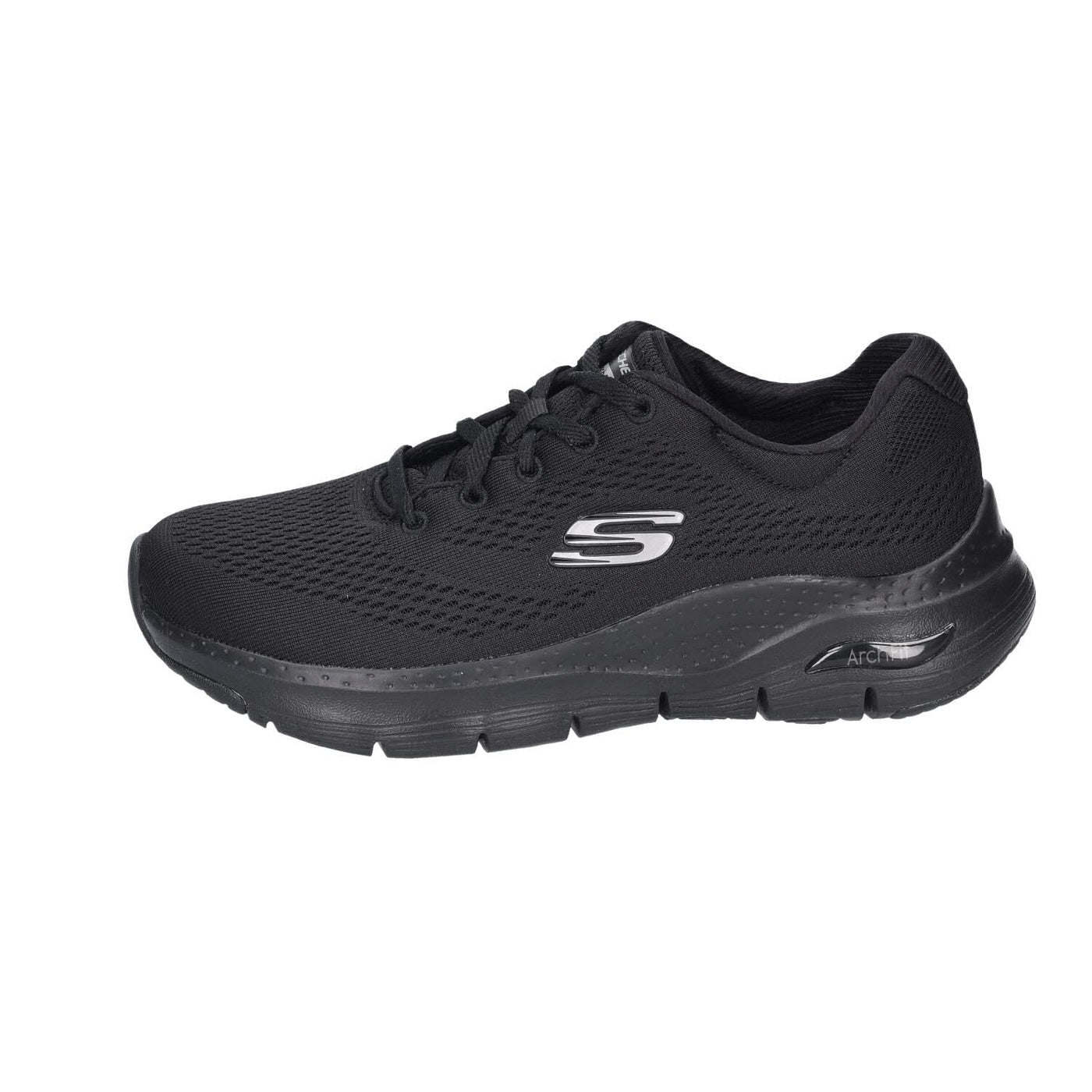 Skechers Sport Arch Fit-Big Appeal Women's Sneaker, 6.5 C/D US, Black-Black