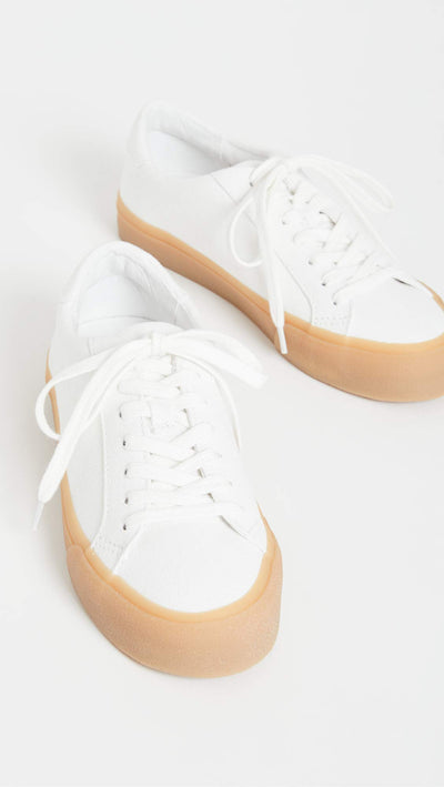 Madewell Sidewalk Low Top Sneakers Pale Parchment Canvas 5.5 M