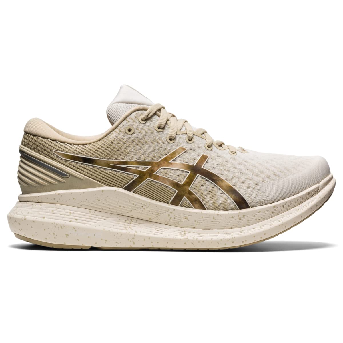 ASICS Men's Glideride 2 Running Shoes, 8, Cream/Putty