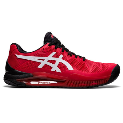 ASICS Men's Gel-Resolution 8 Tennis Shoes, 15, Electric RED/White