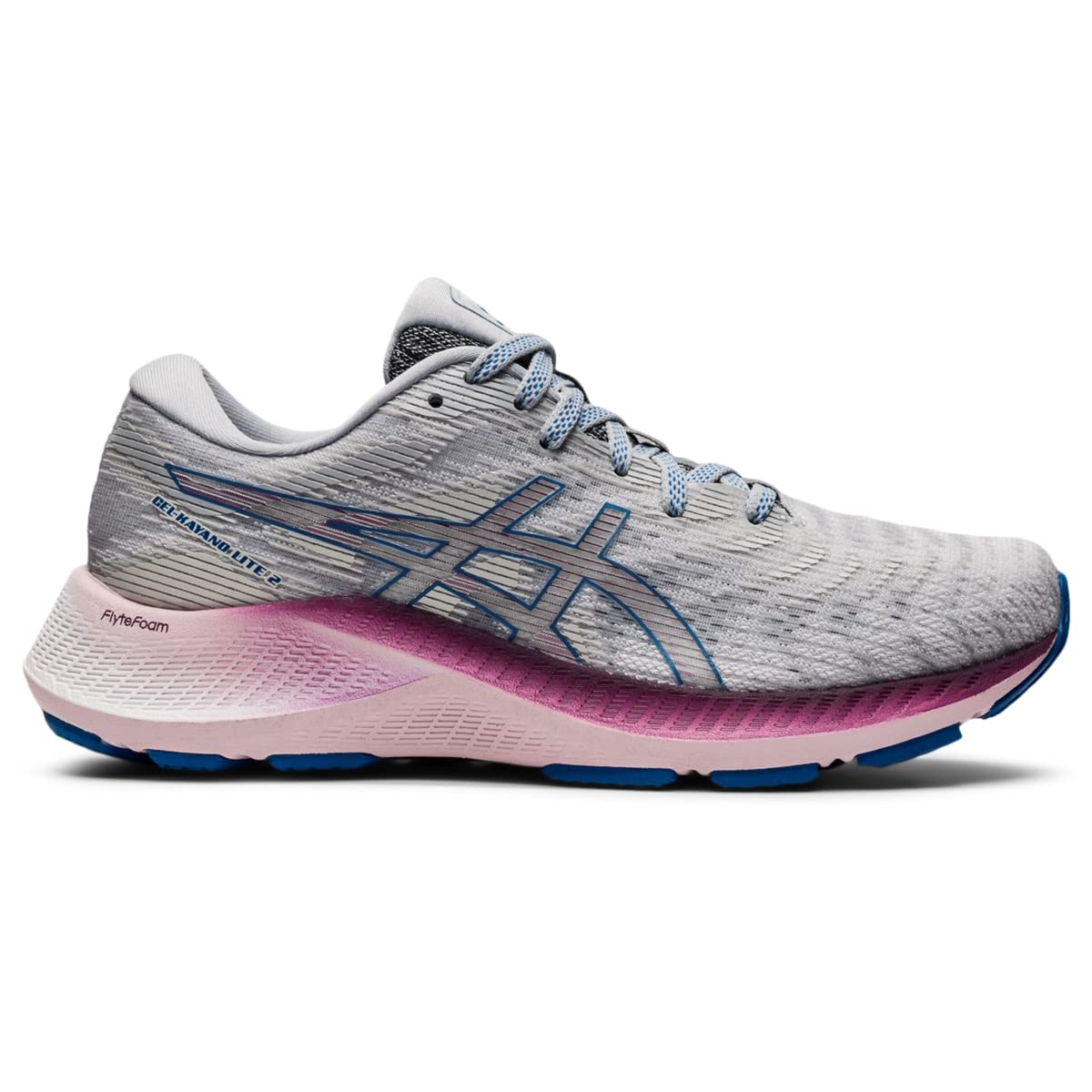 ASICS Women's Gel-Kayano LITE 2 Running Shoes, 13, Piedmont Grey/Lake Drive