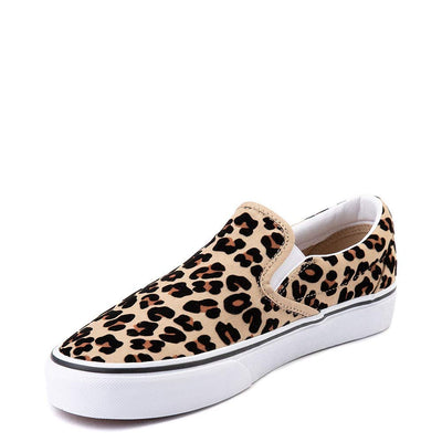 Unisex Authentic Classic Sneakers Skate Shoe (Slip On - Leopard 7483, Mens 11)