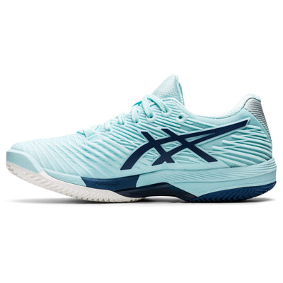 ASICS Solution Speed FF 2 Clay Tennis Shoes for Women - PU-Applied Upper - Supreme Bounce Clear Blue/Light Indigo 10 B - Medium