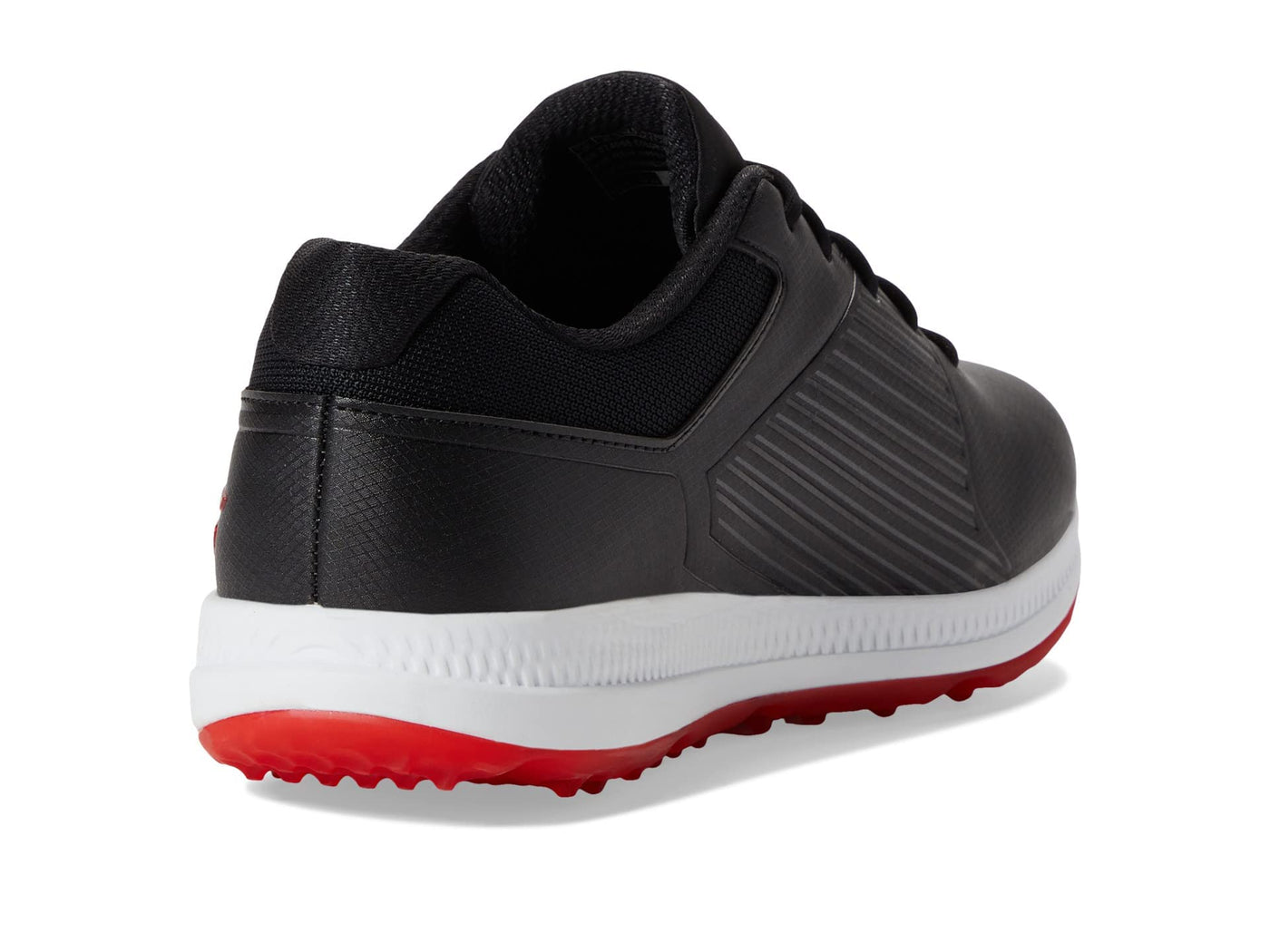 Skechers Men's Elite 5 Arch Fit Waterproof Golf Shoe Sneaker, Black/Red, 12.5