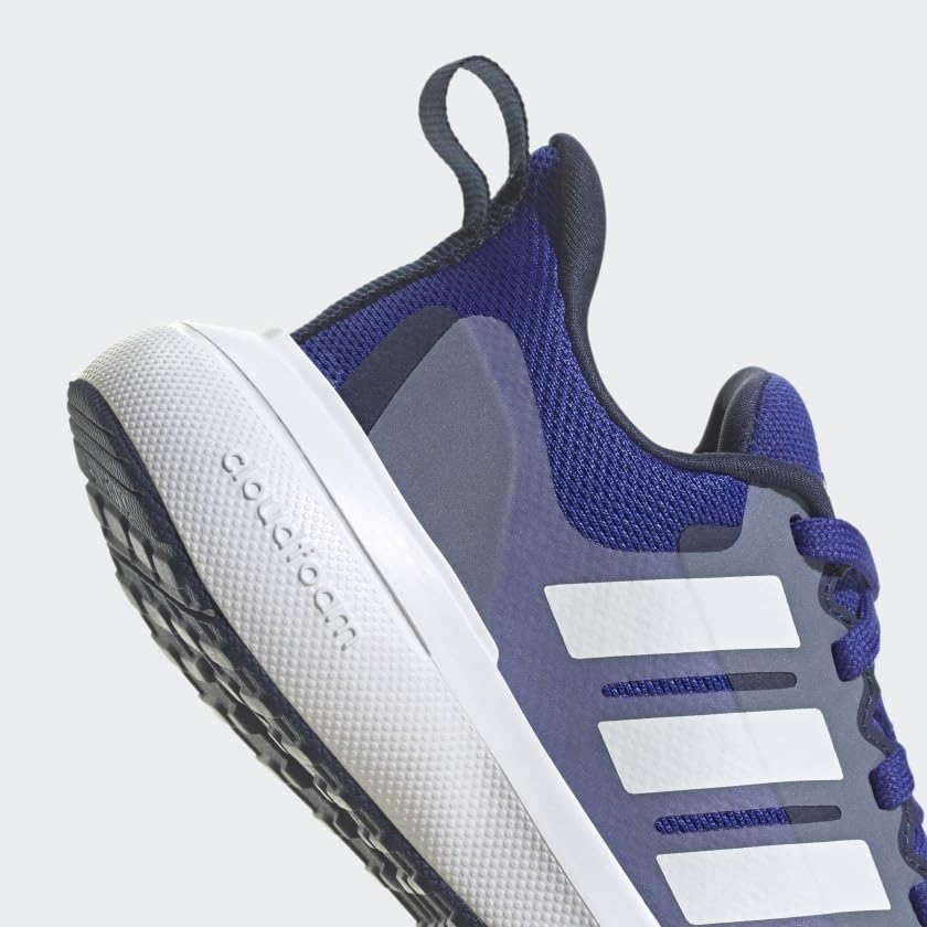 adidas Fortarun 2.0 Cloudfoam Elastic Lace Shoes 4.5 Big Kid Lucid Blue/White/Blue Fusion