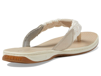 Sperry Women's Parrotfish Flip-Flop 5.5 Off-white