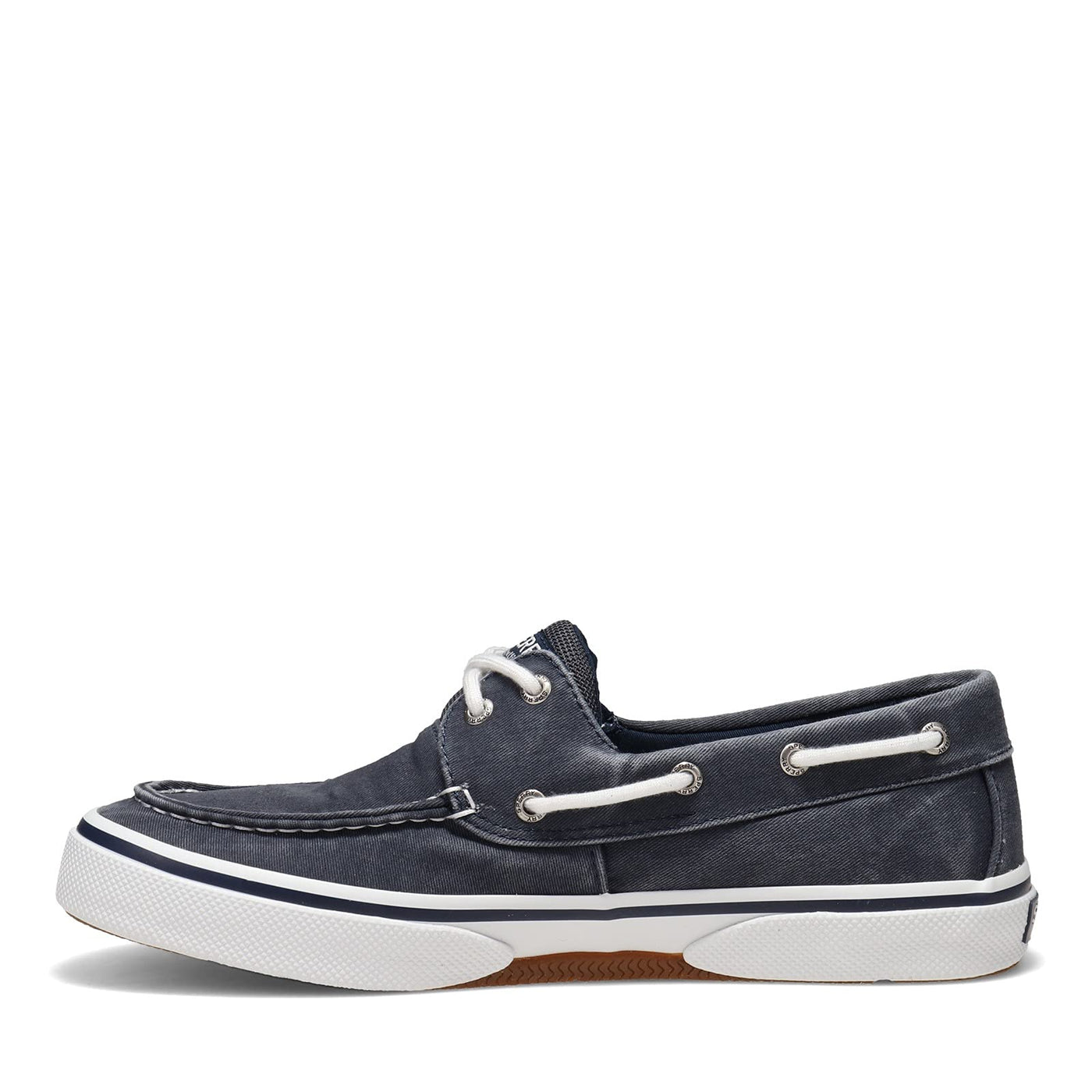 Sperry Men's Halyard Sneaker 11 Wide Navy Twill