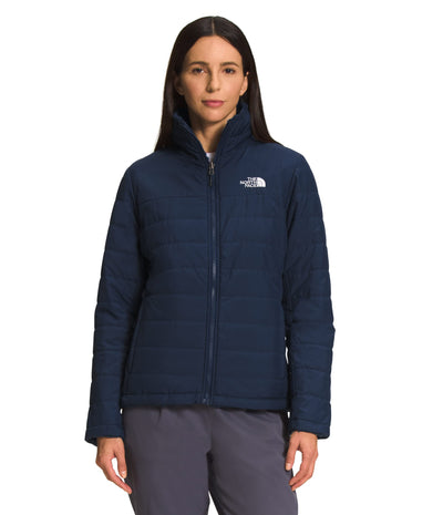 THE NORTH FACE Mossbud Insulated Reversible Womens Jacket Summit Navy Sz M