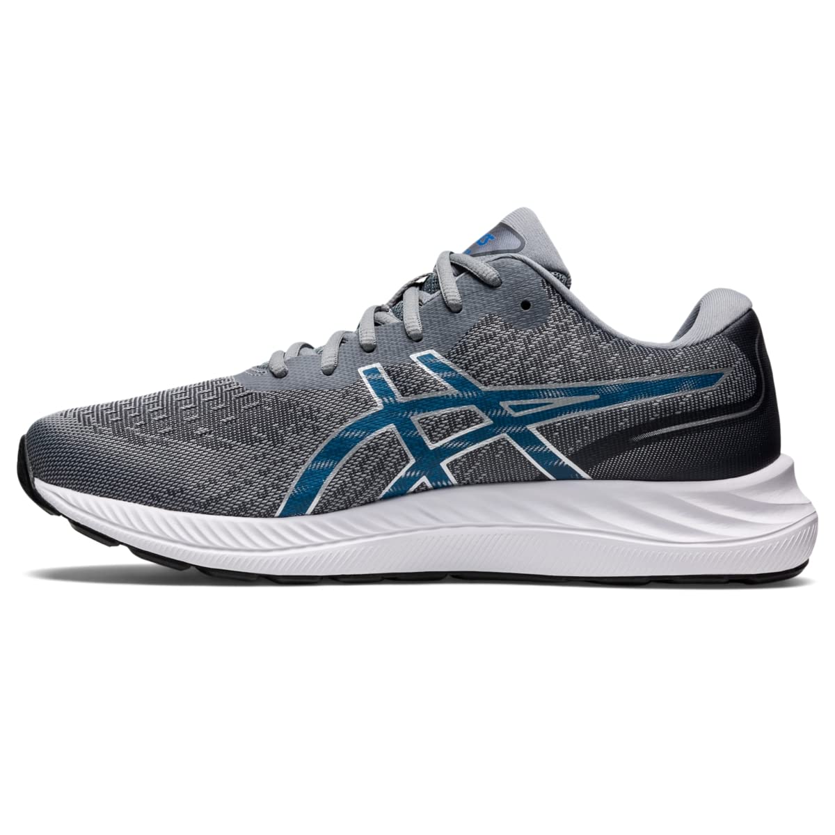 ASICS Men's Gel-Excite 9 Running Shoes, 7.5, Sheet Rock/Electric Blue