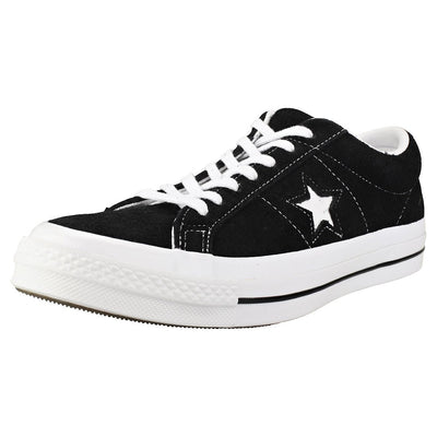 Converse Men's One Star Suede Ox Sneakers, Black, 13 Medium US