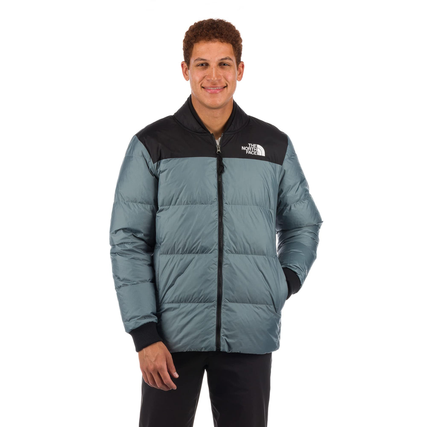 THE NORTH FACE Men’s Nordic Jacket, Goblin Blue/TNF Black, Small