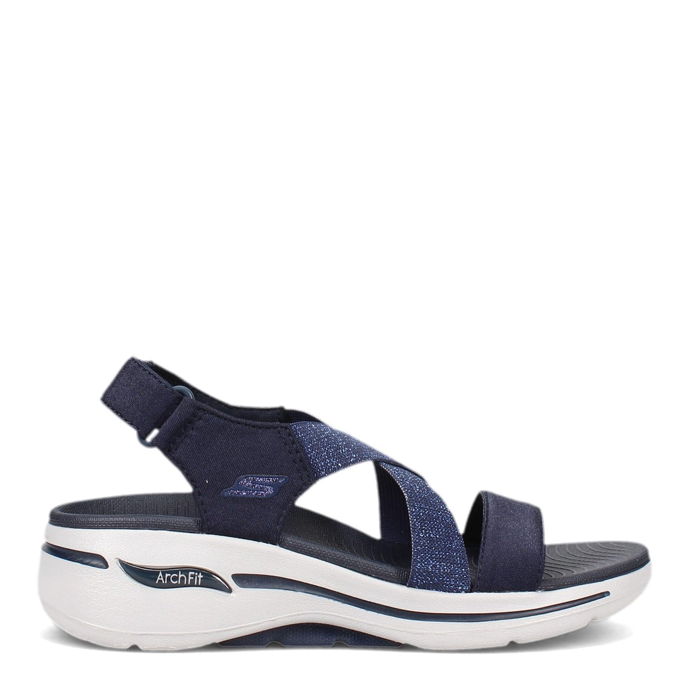 Skechers Go Walk Arch Fit Cross Band Quarter Strap Navy 11 B (M)