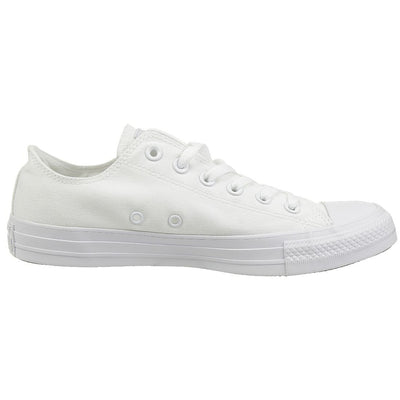 Converse Men's Chuck Taylor All Star 2018 Seasonal Low Top Sneaker, Mono White, 6