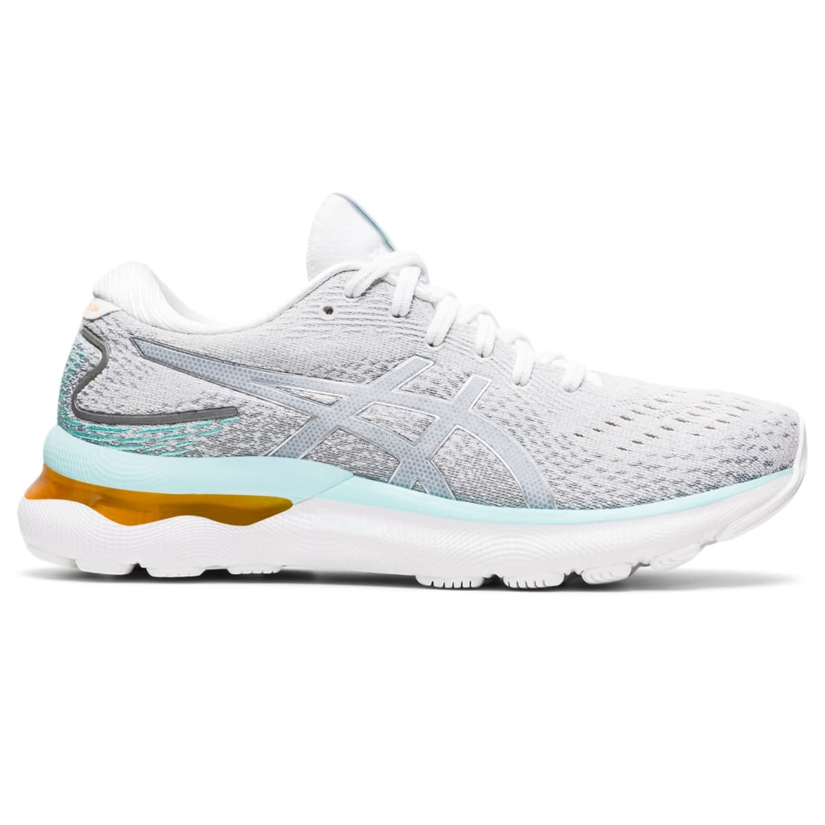 ASICS Gel-Nimbus® 24 White/Pure Silver 12 B (M)