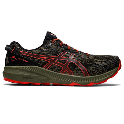 ASICS Fuji Lite 3 Mantle Green/Cherry Tomato 14 D (M)