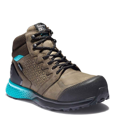 Timberland PRO Women's Reaxion Athletic Hiker Work Shoe Industrial Boot 8.5 Brown/Blue