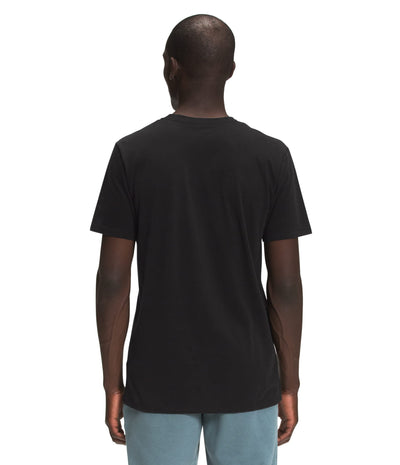 THE NORTH FACE Men's Short Sleeve Shadow Box Tee, TNF Black, X-Small