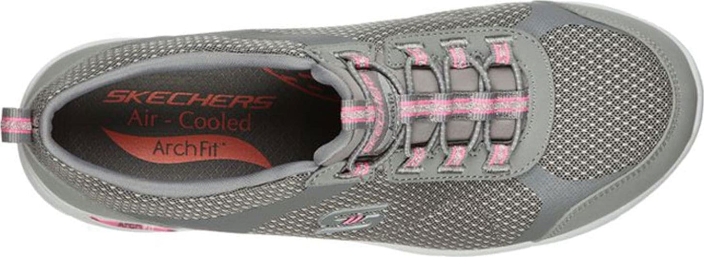 Skechers Women's, Arch Fit Refine Her Best Sneaker 8 Grey/Pink