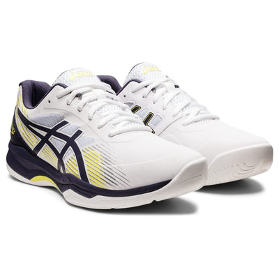 ASICS Men's GEL-GAME 8 Tennis Shoes, 8.5, WHITE/INDIGO FOG