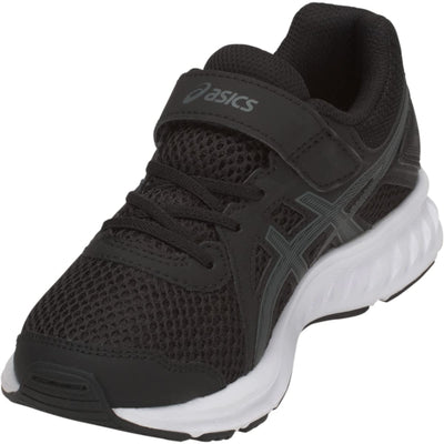 ASICS Kid's Jolt 2 Pre-School Running Shoes, K11, Black/Steel Grey