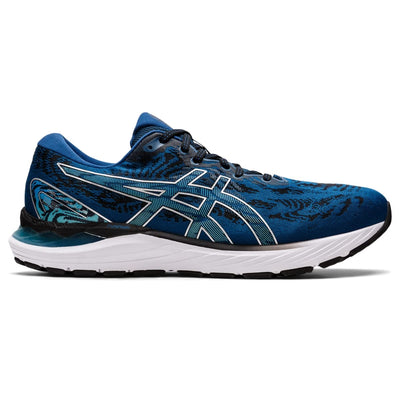 ASICS Men's Gel-Cumulus 23 Running Shoes, 10.5, MAKO Blue/Pure Silver