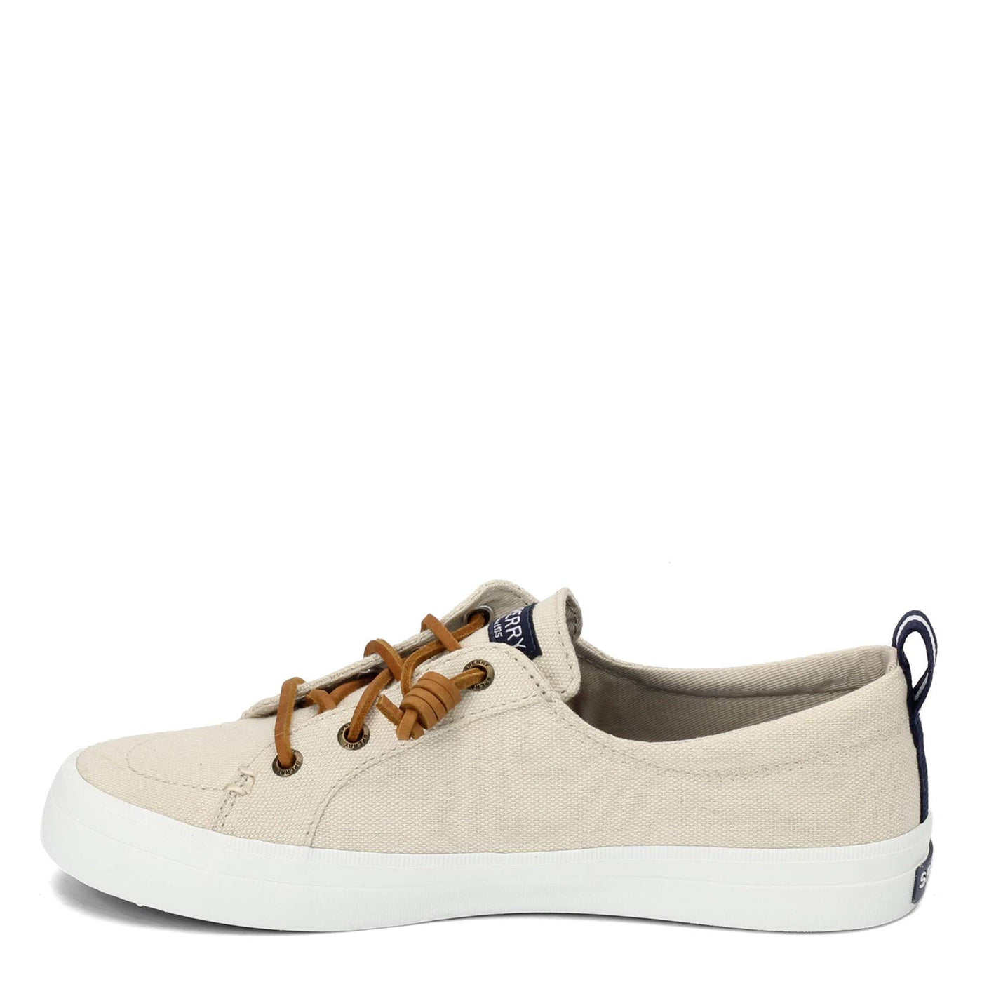 Sperry Women's Crest Vibe Linen Sneaker, Oat,6.5 W US