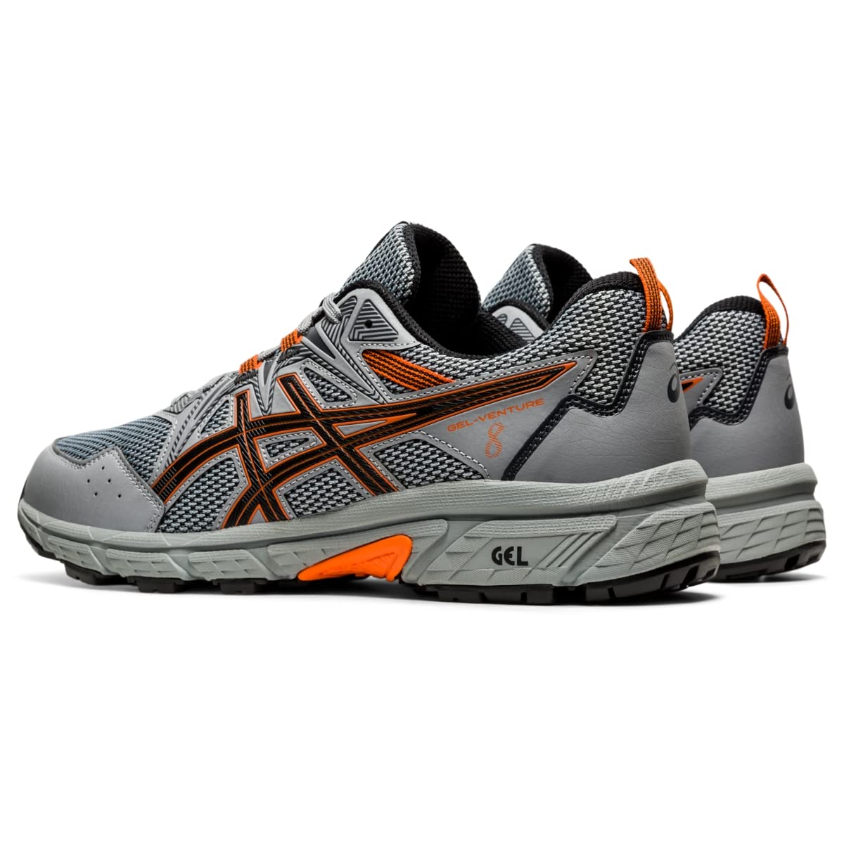 ASICS Men's Gel-Venture 8 Running Shoes, 7, Sheet Rock/Habanero