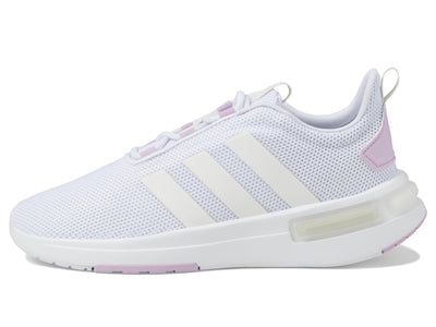 adidas Kids' Racer TR23 Lace-Up Sneaker 13 Little Kid White/White/Bliss Lilac