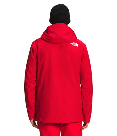 THE NORTH FACE Men's Sickline Insulated Ski Jacket, TNF Red/Cordovan, Small