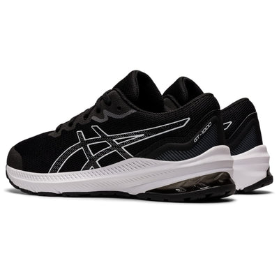 ASICS Kid's GT-1000 11 Grade School Running Shoe, 4, Black/White