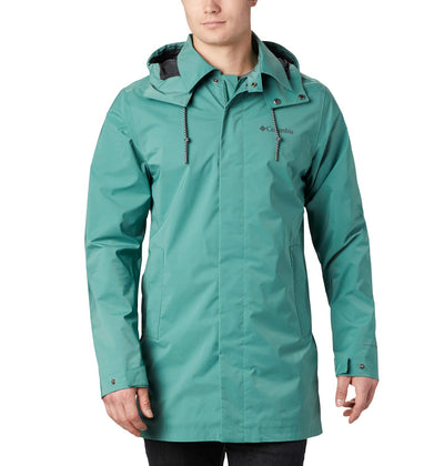 Columbia Men's East Park Mackintosh Jacket, Thyme Green, XX-Large