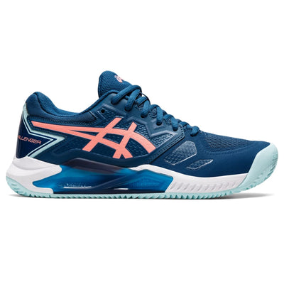 ASICS Women's GEL-CHALLENGER 13 CLAY Tennis Shoes, 10, LIGHT INDIGO/GUAVA