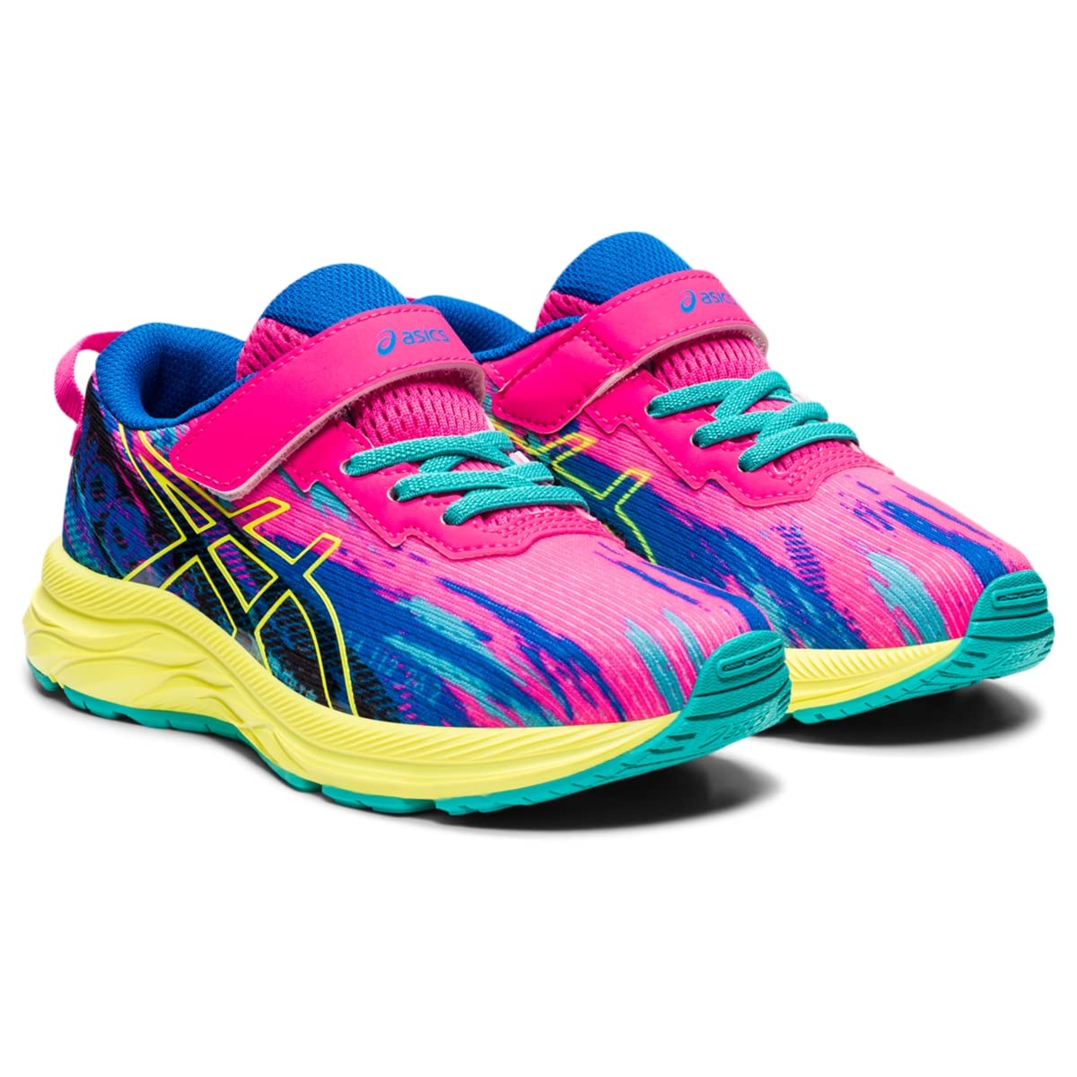 ASICS Kid's PRE Noosa TRI 13 Pre-School Running Shoes 1 Little Kid Pink Glo/Sour Yuzu