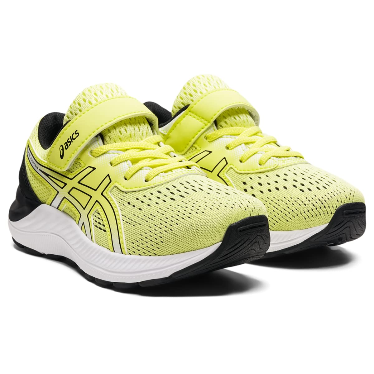 ASICS Kid's Pre Excite 8 Pre-School Running Shoes, 3, Glow Yellow/Black