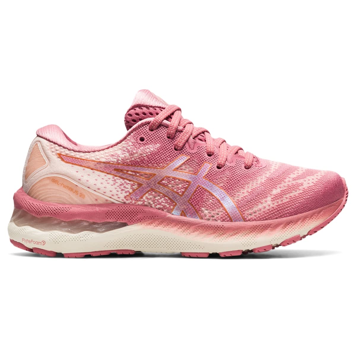 ASICS Women's Gel-Nimbus 23 Running Shoes, 10.5, Smokey Rose/Pure Bronze