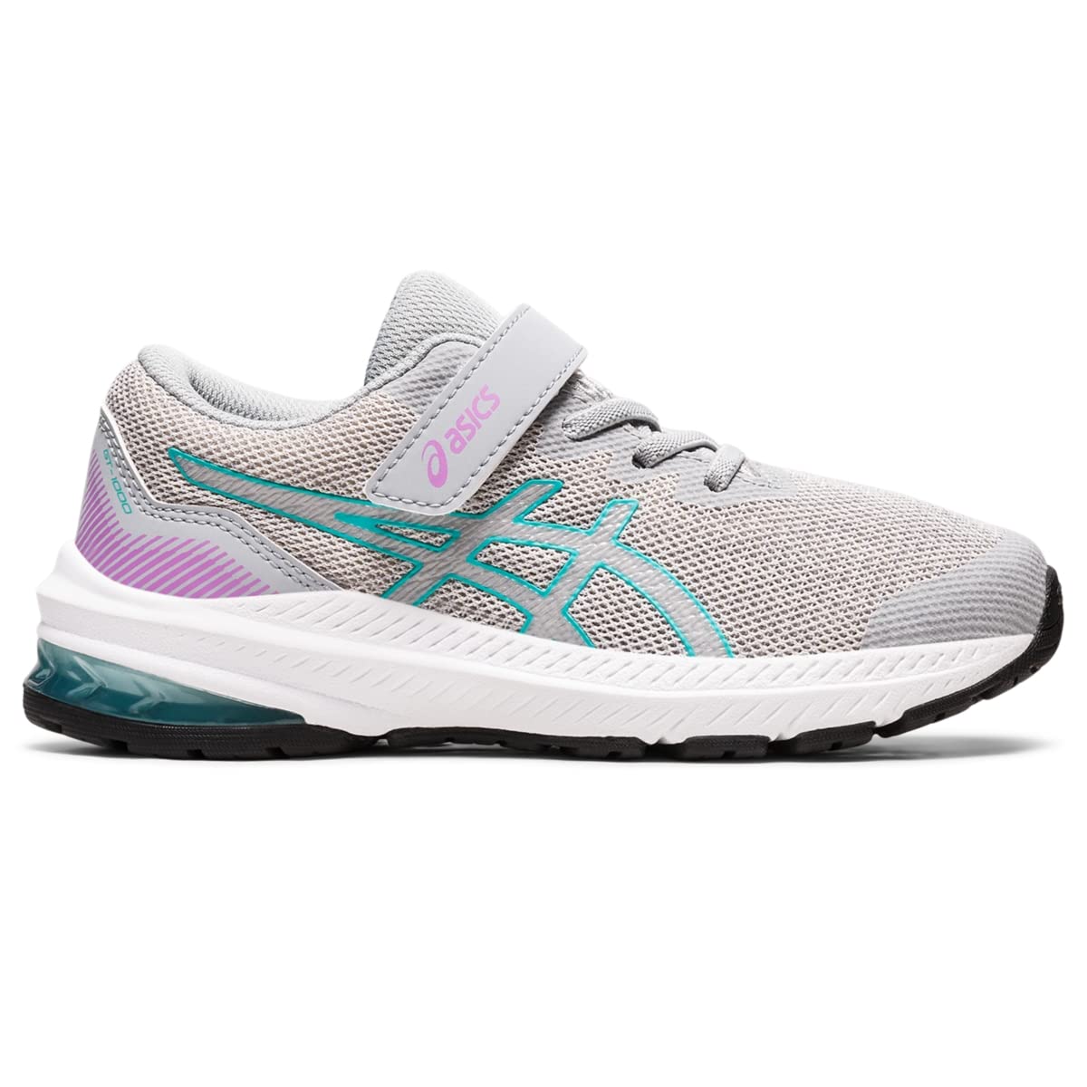 ASICS Girl's GT-1000 11 PS (Toddler/Little Kid) Piedmont Grey/Seaglass 13 Little Kid M