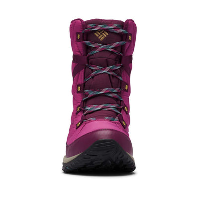 Columbia Women's Cascara Omni-Heat Snow Boot 6 Dark Fuchsia/River Blue