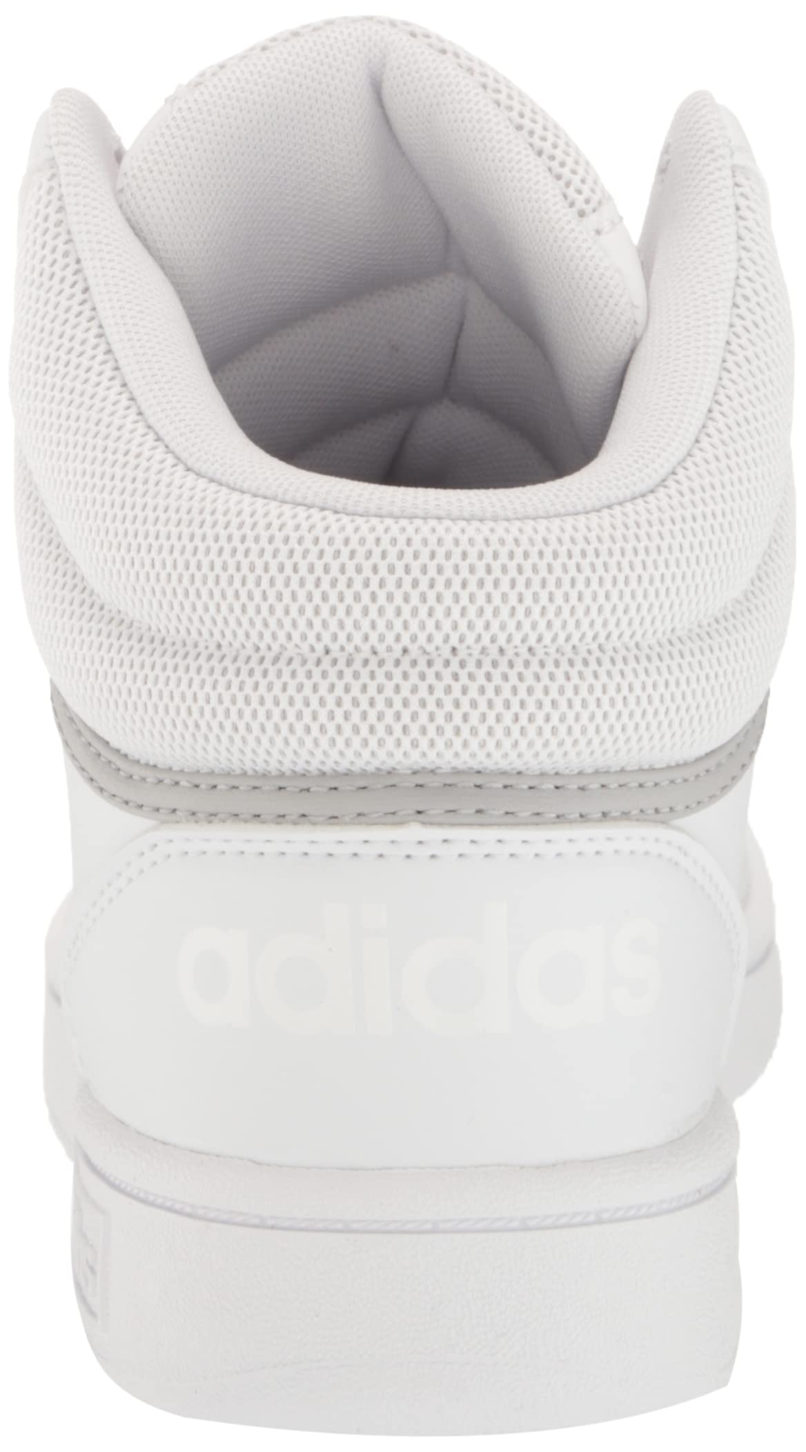 adidas Women's Hoops 3.0 Low Basketball Shoe 6 Big Kid White/White/Grey