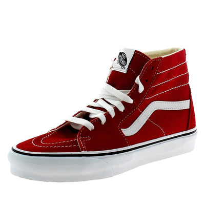 Vans Mens FU SK8 HI Tapered Racing RED/White Size 9.5