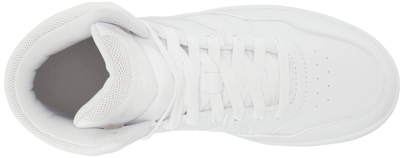 adidas Women's Hoops 3.0 Low Basketball Shoe 6 Big Kid White/White/Grey