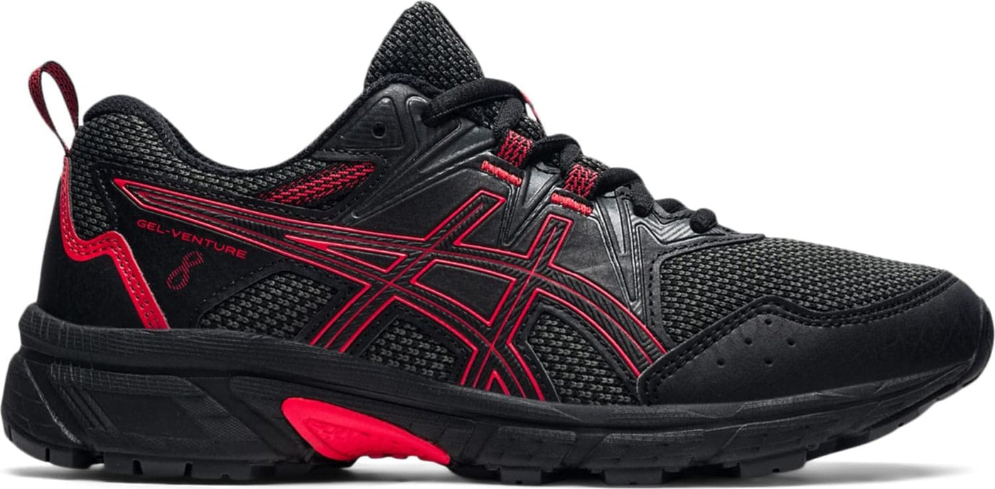 ASICS Boy's Gel-Venture 8 GS (Little Kid/Big Kid) Electric Red/Black 5 Big Kid M