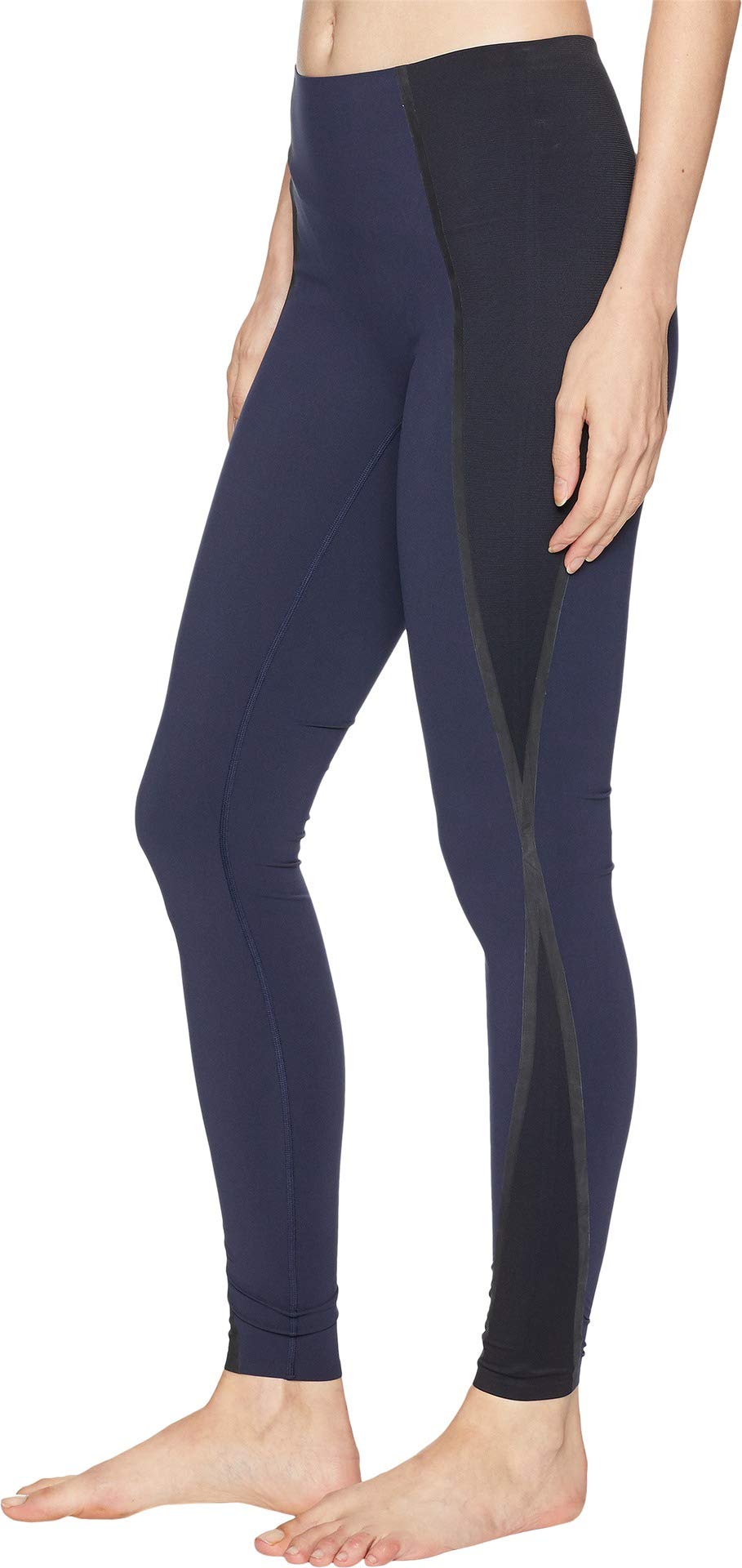 SPANX Exposed Mesh Leggings Lapis Night MD 28