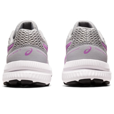 ASICS Girl's Contend 7 GS (Little Kid/Big Kid) Piedmont Grey/Lavender Glow 4 Big Kid M