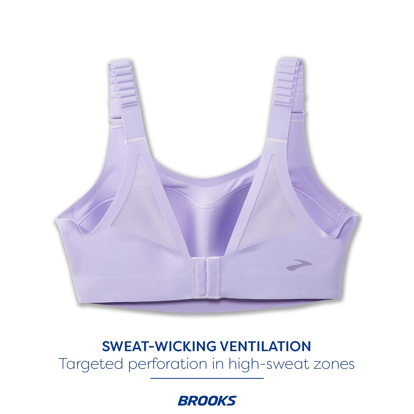 Brooks Women's Scoopback 2.0 Sports Bra for High Impact Running, Workouts & Sports with Maximum Support - Violet Dash - 34 C/D