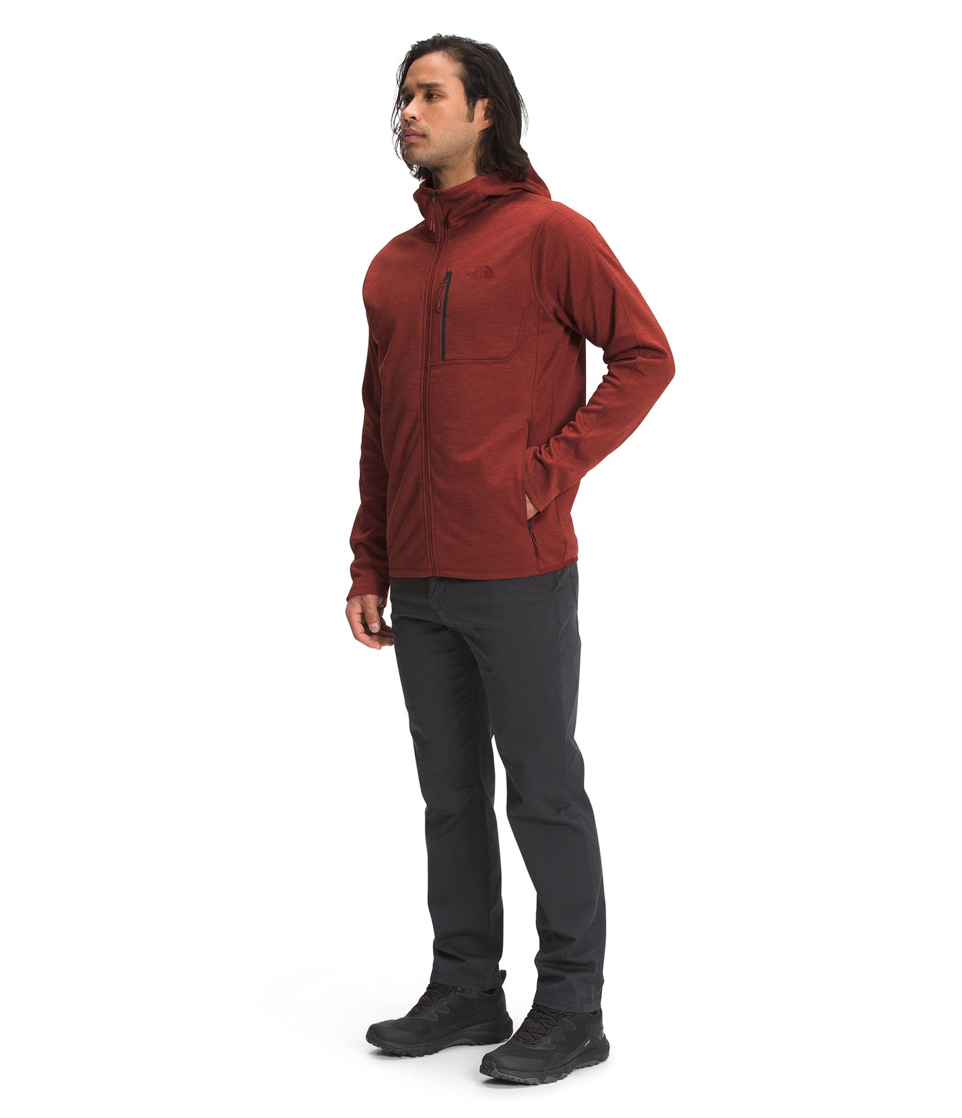 THE NORTH FACE Canyonlands Hoodie Brick House Red Heather LG