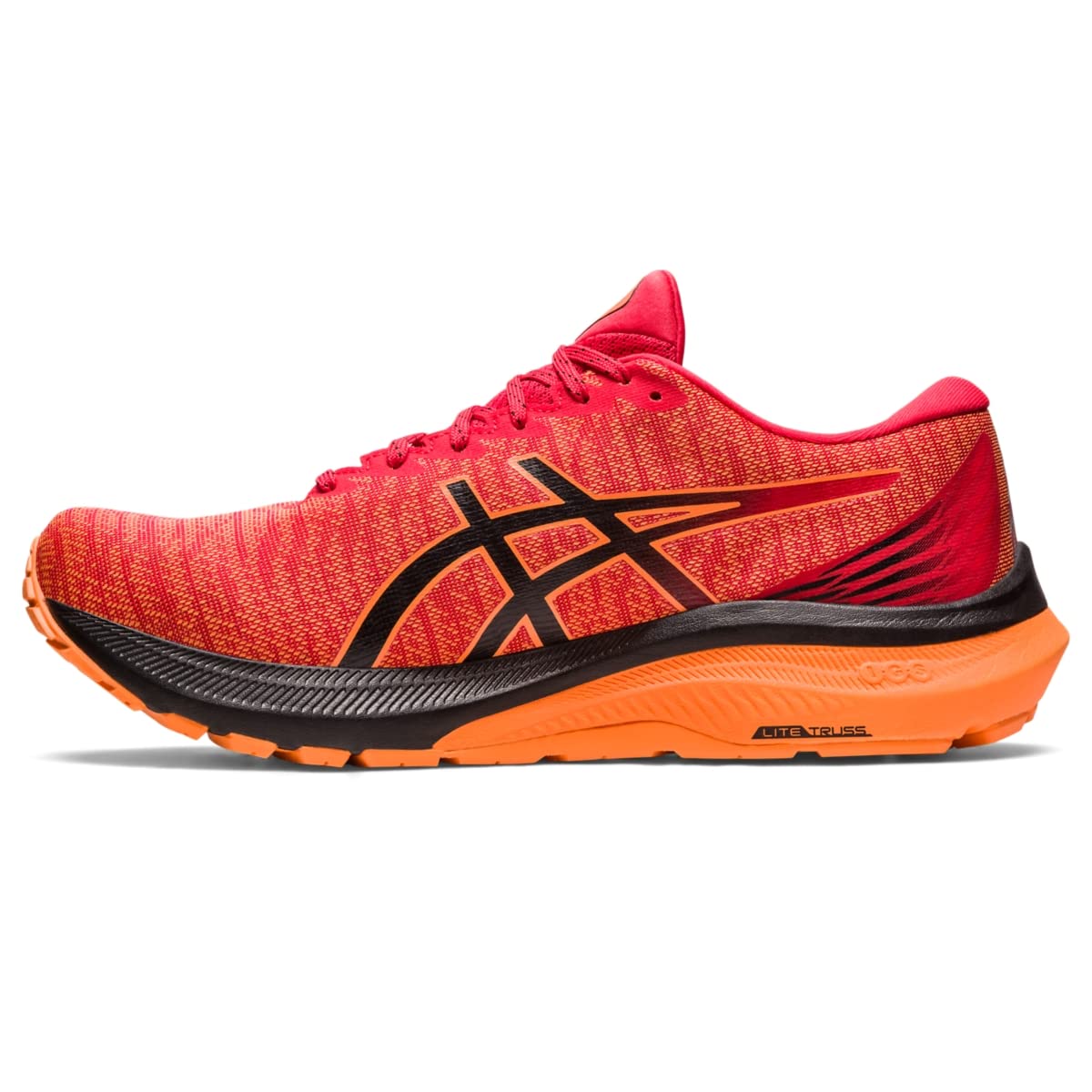 ASICS Men's GT-2000 11 GTX Running Shoes, 12.5, Electric RED/Black