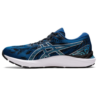 ASICS Men's Gel-Cumulus 23 Running Shoes, 10.5, MAKO Blue/Pure Silver