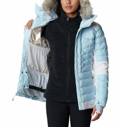 Columbia Bird Mountain Insulated Jacket Spring Blue/White MD