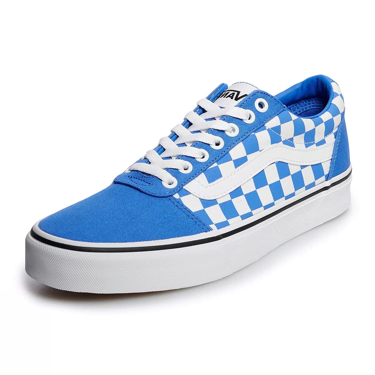 Vans Men's Sneaker, Checkboard Nebulas Blue White, 11.5